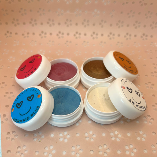 Eyes, lips, cheeks. 4 Shade pack